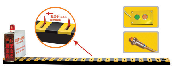 启东市V3嵌入式闯岗自动扎胎器/阻车器